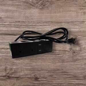 Desk Power Strip With Wireless Charger